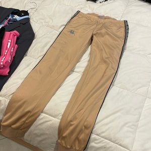 Kappa women tan joggers - size X small